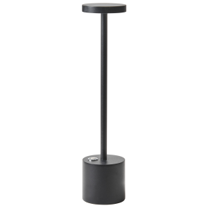 Candeeiro de mesa alumínio, ferro preto lizandro