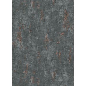 Erismann papel de parede liso com efeito de pintura cinzento escuro