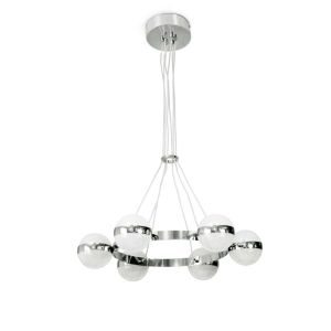 Candeeiro suspenso LED constellation iv - 8 w - 4200k -cromo-metal-azabak