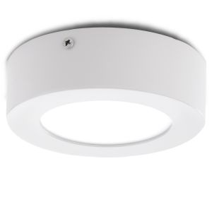 Luminária de teto LED 6w 600lm 4200ºk circular 40.000h [gr-mzmd01-6w-w]