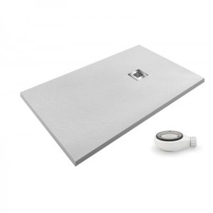 Base de duche airstone cinza claro ral 7035 80x170