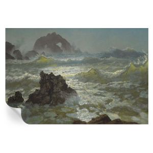 Papel de parede adesivo mar tempestuoso 104x152 tulup