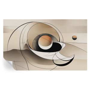 Papel parede adesivo abstração harmoniosa 416x254 tulup