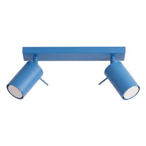 Plafons ring 2 azul claro aço 30x16x6cm