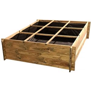 Horta em madeira "nigelle" - 140 x 140 x 40 cm