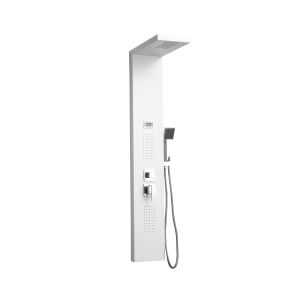Coluna de hidromassagem feita de alumínio. Modelo a-9127 branco
