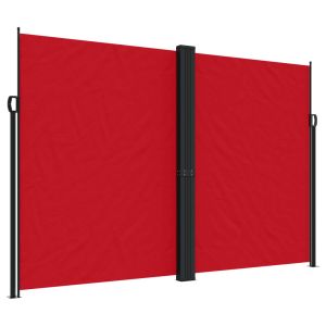 Toldo lateral retrátil 220x1200 cm vermelho