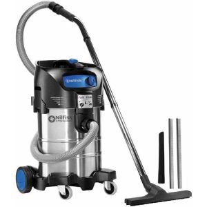 Aspirador de água e pó nilfisk attix 40-01 pc inox - 37 litros 1500 w - 107
