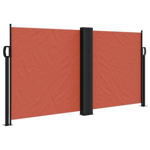 Toldo lateral retrátil 120x600 cm terracota