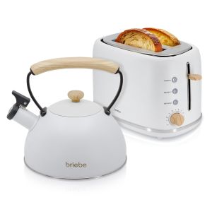 Nordic tostapane a fessura larga a 2 fette+ c briebe skt1177wht branco 870w