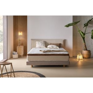 Colchão viscoelástico 160x200 de 25 cm com conforto bio-resistente.