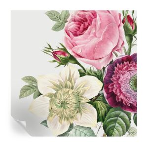 Papel parede adesivo buquê de flores 250x250 tulup