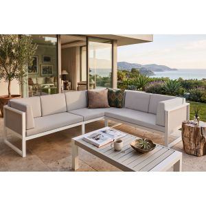 Conjunto lounge alumínio cinzento castella