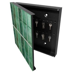 Caixa para chaves decorativa 30x30x5, abertura à esquerda tulup