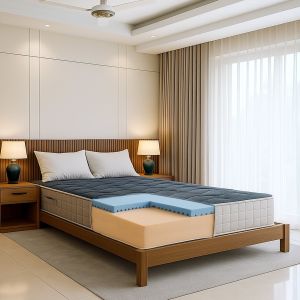 The white stone colchão 120x200 cm em memory foam | altura 20 cm