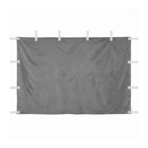 Parede lateral impermeável 3x2m tenda gazebo dobrável oxford cinza