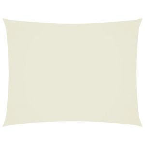 Para-sol tecido oxford retangular 3,5x5 m creme