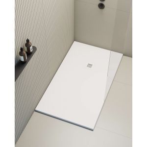 Base de duche poaLGi 75x140 cm branco - série hos's