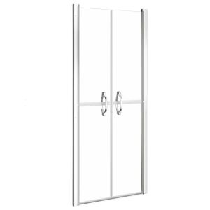 vidaXL porta de chuveiro transparente esg 91x190 cm