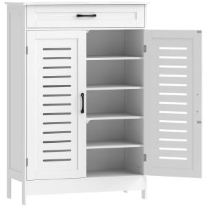 Sapateira 78x37x115,8 cm mdf color blanco Homcom
