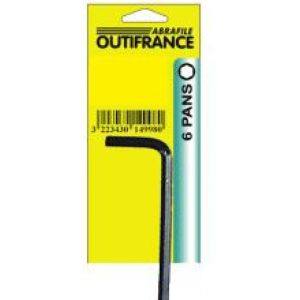 Chave sextavada diâmetro 5mm outifrance - cartão de 1