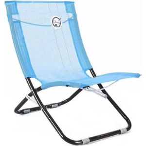 Cadeira de praia dobrável azul turquesa - o‘beach - dimensões: 58 x 47 x 61