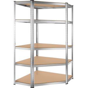 Prateleira industrial para cargas de hasta 875 kg, 175 kg por balda