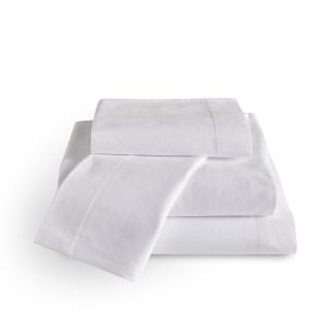 Conjunto de lençóis 135x200cm pikolin home aLGodão 300 fios branco