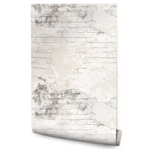 Papel de parede efeito betão tijolo 3d para quarto decoração moderna