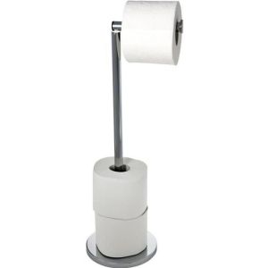Wenko 2em1 suporte para papel higiênico, suporte para papel higiênico e sup