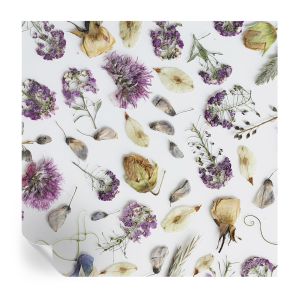 Papel parede adesivo flores secas 250x250 tulup