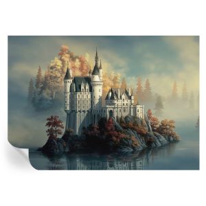 Papel parede adesivo castelo de conto de fadas 208x146 tulup