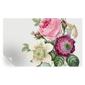 Papel parede adesivo buquê de flores 416x254 tulup