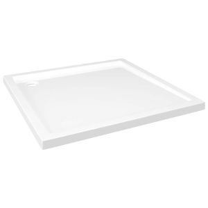 Base de chuveiro quadrada vidaxl abs preta 90x90 cm