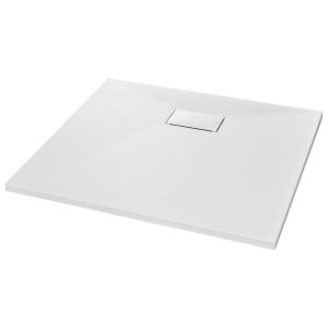 Base de chuveiro vidaxl smc branca 90x80 cm