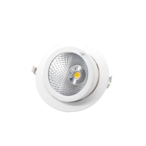Cob downlight periscópio 40w branco azabak