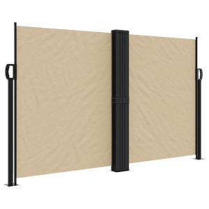 Toldo lateral retrátil 140x1000 cm bege