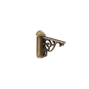 Suportes de prateleira zamac de 125 x 78 mm