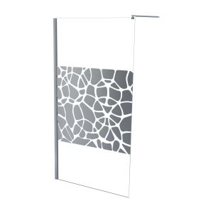 Ondee - painel de duche lateral alea - espelho serigrafado - 100x200cm