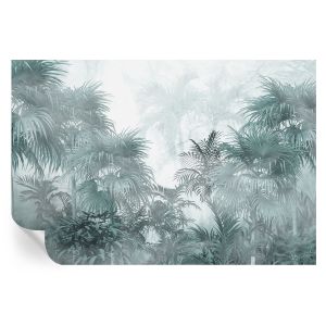 Papel de parede autocolante verde exótico 104x152 tulup
