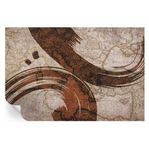 Papel de parede autocolante mapa artístico 104x152 tulup