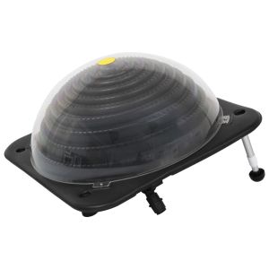 Aquecedor de piscina solar 75x75x36 cm alumínio pead