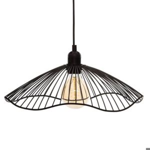 Suspensão de fio "galt" metal preto d34cm - atmosphera criador de interiore