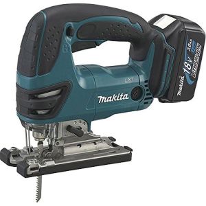 Serra tico-tico Makita 18 v li-ion + 2 baterias 3.0 ah, carregador, estojo