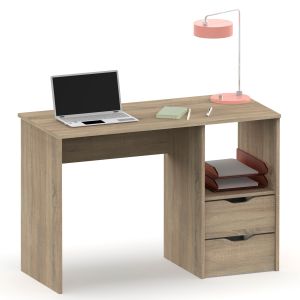 Escrivaninha, mesa de computador 76x115x50cm, briebe prakt madeira