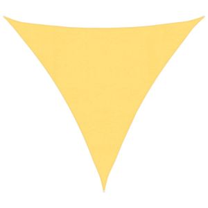 vidaXL toldo de vela hdpe beige 160 g/m² 4x4x4 m