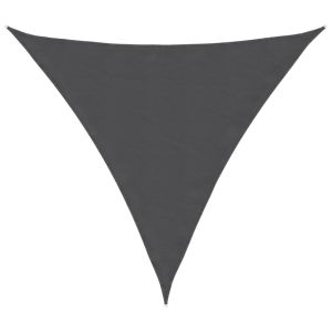 Para-sol estilo vela tecido oxford triangular 4x4x4 m antracite