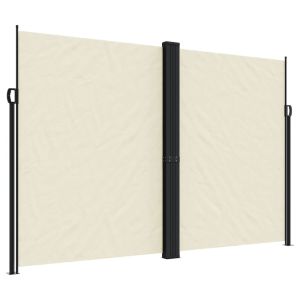 Toldo lateral retrátil 220x1000 cm creme