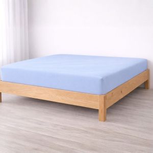 Lençol de baixo azul cama 120cm - 100% aLGodão - donegal collections