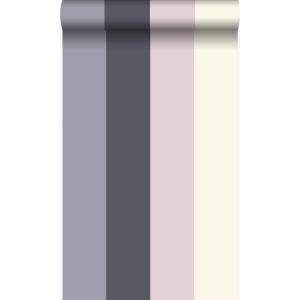 Origin papel de parede riscas púrpuraelilás púrpura 53 cm x 10.05 m